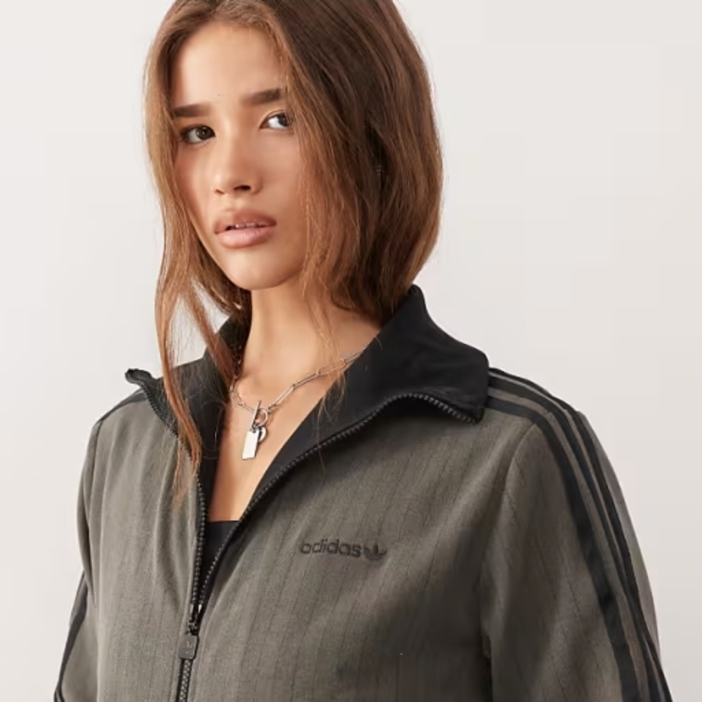 Adidas Tailored Track Womens Jacket Shadow Olive Size Small